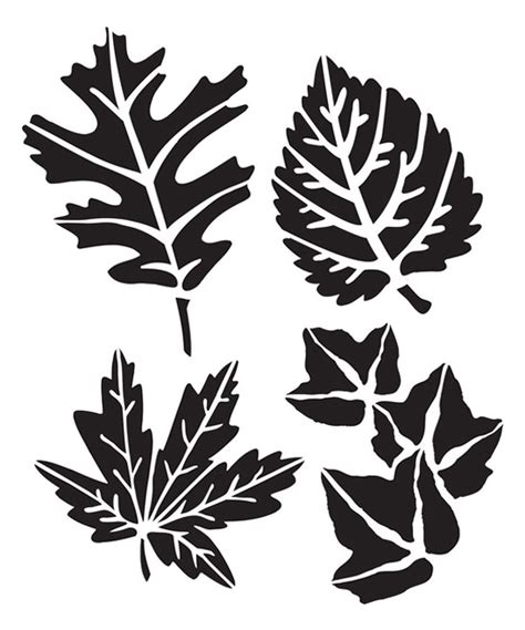This More Leaves Stencil Set Of Three By Delta Is Perfect