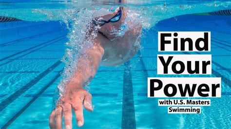 find your power at a masters swimming workout youtube