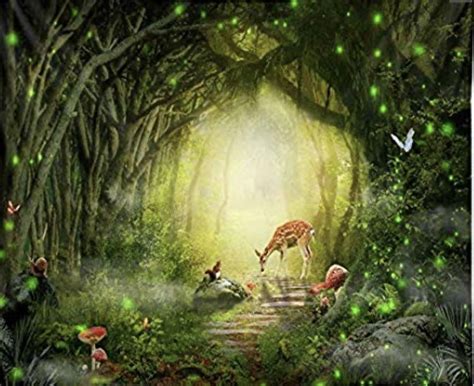 Woodland Fairy Tale Forest Forest Tapestry Fairy Garden Ideas