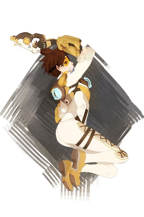 overwatch has developed quite a fan art following neogaf overwatch tracer one piece luffy
