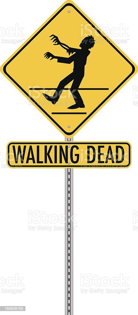 Walking Dead Sign Stock Illustration Download Image Now Celebration