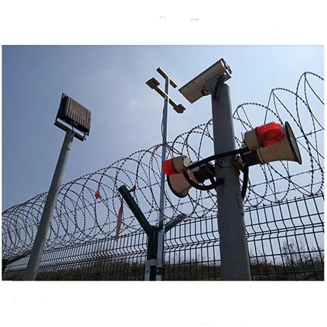 Wired Intruder Alarm System Radar Perimeter Protection Systems For Wind