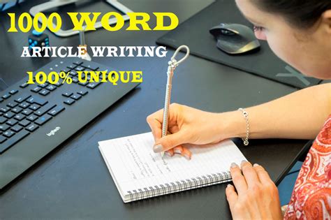 Write 1000 Word Unique Article Writing Or Blog Post In English For Any