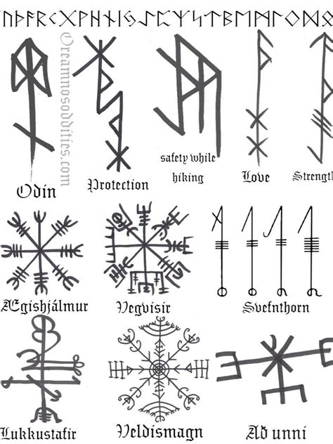 Nordic runes were carved on cups, amulets, the lintel of the houses, and at the bow of the viking ships. Tattoo uploaded by Wonderland Valkyrie | Runis symbology ...