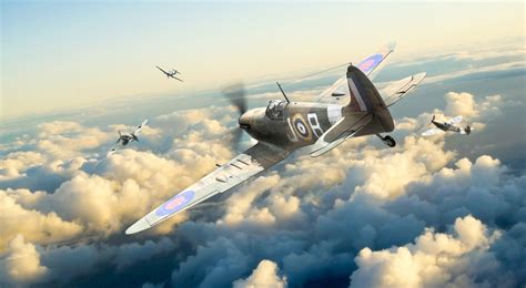 Battle Of Britain Supermarine Spitfire Messerschmitt Bf 109 Tallyho