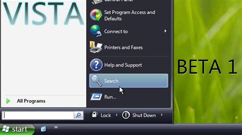 A Tour Of Windows Vista Beta Software Showcase Youtube