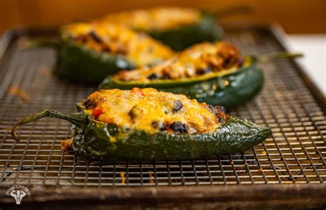 Chili Stuffed Poblano Peppers Fit Men Cook