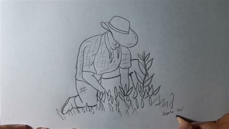 Cómo Dibujar Un Campesino How To Draw A Peasant Youtube