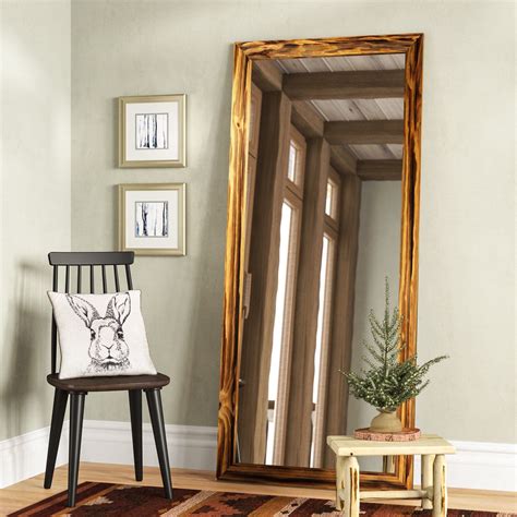 Millwood Pines Yelton Rustic Full Length Mirror And Reviews Wayfair