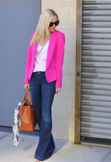 Where Can I Find A Bright Pink Blazer Chicfluff Pink Blazer Outfits