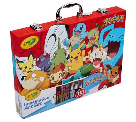 Imagination Art Set Pokemon 115 Pieces Crayola