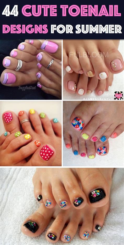 44 Easy And Cute Toenail Designs To Celebrate the Essence ... The summer will be here before you know it and you want to make your nails stand out.