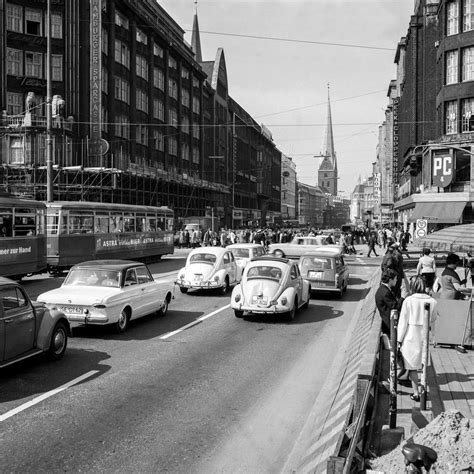 60er Jahre Hamburg Mönckebergstrasse Foto Walter Haidvogel Hamburg