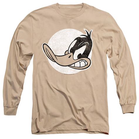 Buy Looney Tunes Daffy Vintage Badge Unisex Adult Long Sleeve T Shirt
