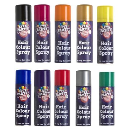 Applicable for all hair types and hues, the vivid color easily washes out with shampoo. Wash Out Temporary Coloured Hair Spray - Hairspray 125ml ...