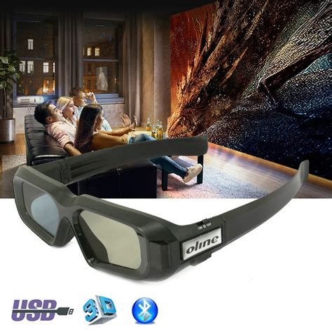 Caiwei 3d Tv Glasses Usb Rechargeable Bluetooth Active Shutter 3d Glasses For Samsung Sharp