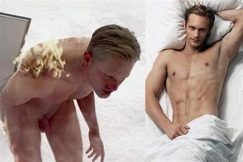 Alexander Skarsgård naked in True Blood Erotic pictures