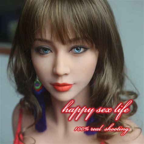 New European Female Solid Silicone158cm Sex Dolls Built In Metal