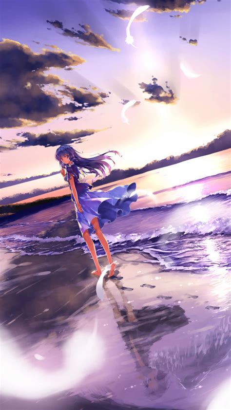 Download Anime Beach Background Wallpapers Com
