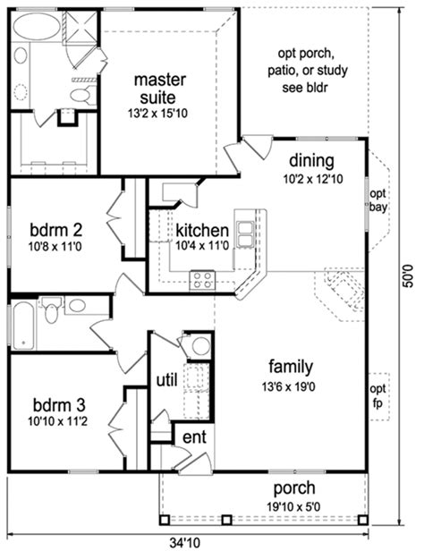 Cottage Style House Plan 3 Beds 2 Baths 1413 Sqft Plan 84 493
