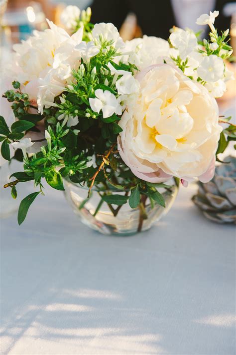simple wedding flowers for tables 36 simple wedding centerpieces martha stewart weddings