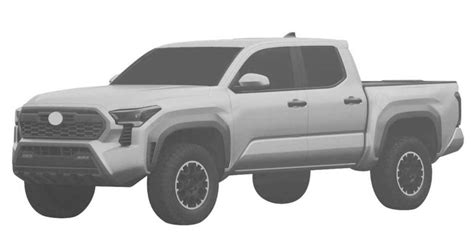 2025 Toyota Tacoma Seen In Patent Images Design Technology To Show