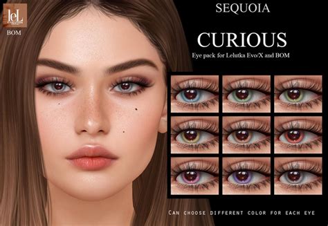 Second Life Marketplace Sequoia Curious Eyes For Lelutka Evox