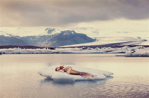 Beautiful Mermaid In Iceland Mermaid Photography Mermaid Dreams