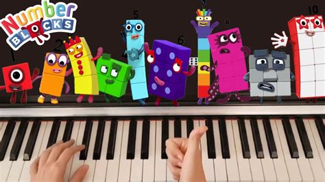 Numberblocks Theme Song Numberblocks Intro On Piano Youtube Hot Sex Picture