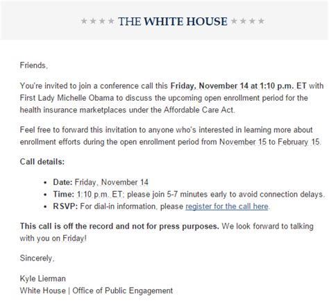 Press Barred From Reporting On Obamacare Conference Call With First