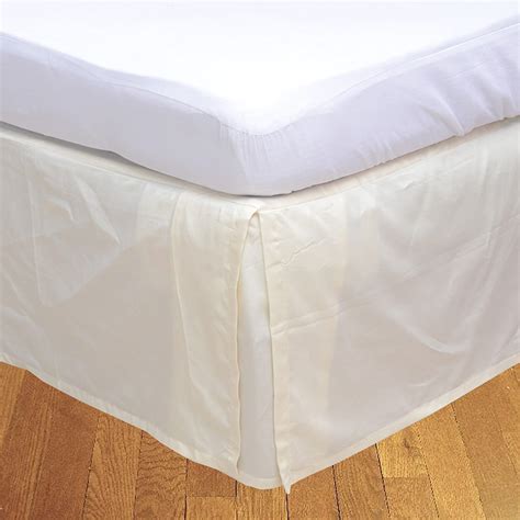 Misr 400 Tc Egyptian Cotton Bedskirt Platform Base Valance Sheet Box Pleated Bedskirt 40cm Drop