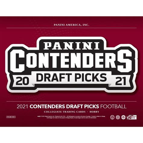 2021 Panini Contenders Draft Picks Football Hobby Pack Steel City Collectibles