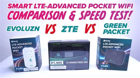 All Smart Lte Advanced Pocket Wifi Comparison And Speedtest Evoluzn