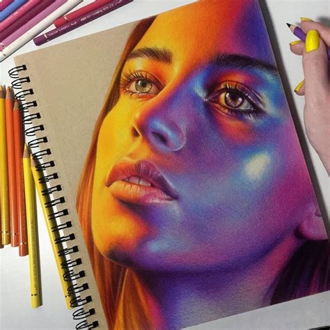 Portrait Perfect Colourqueen Created This Work Of Art With Faber Castell Polychromos Penci