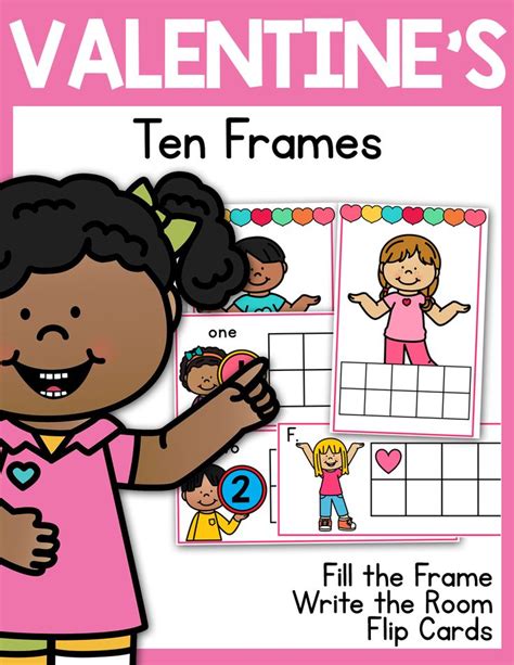 Valentines Ten Frames 1 20 Write The Room Flip Cards Made By