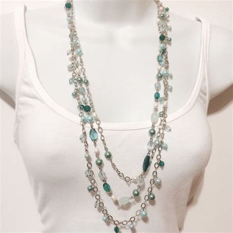 Lia Sophia Lovely Turquoise Multiple Strand Fashion Jewelry
