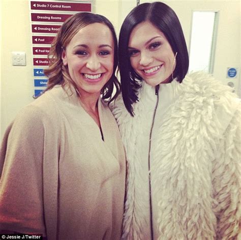 Jessie J Hails Golden Girl Jessica Ennis As Her Twin Sister Daily
