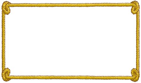 Free Clipart Rope Border - daetw png image