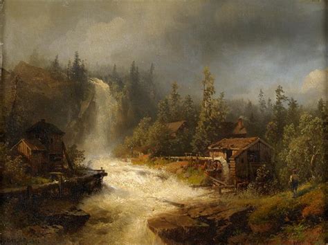 Water Mill Hermann Ottomar Herzog