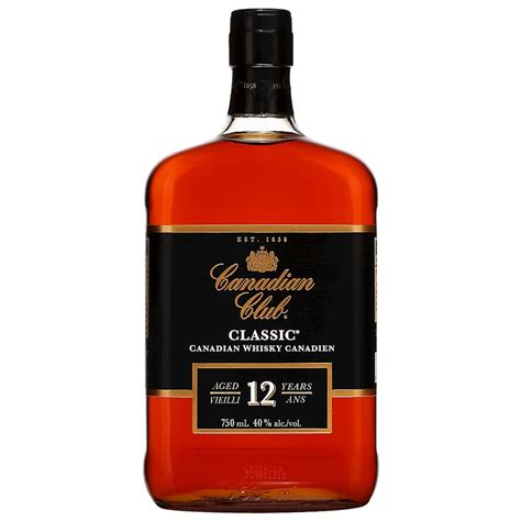 Whisky Canadian Club 12y Classic 750ml W Liquor Store