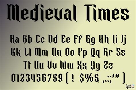 Medieval Times Free Font Download