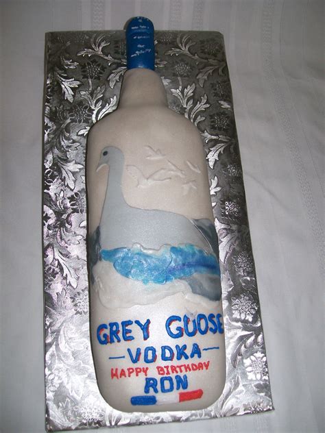 In a mixing bowl, combine the sugar and butter. Grey Goose Vodka Bottle Birthday Cake | Vodka, Vodka ...