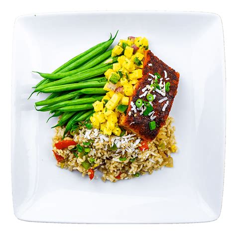 Try The Caribbean Jerk Salmon By Mightymeals Chef Prepared Healthy