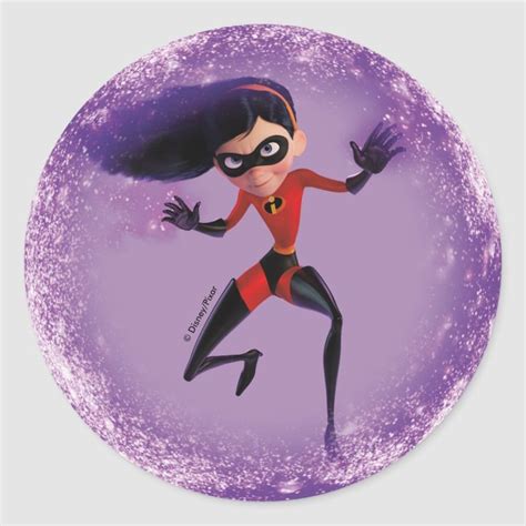 The Incredibles 2 Violet Incredible Classic Round