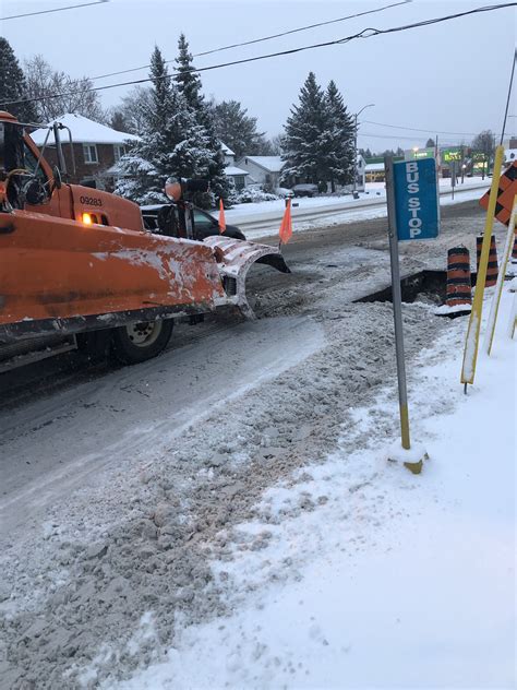 Teddy Brown on Twitter: "@MIHomeYGK Snow plow seems to have hit a metal