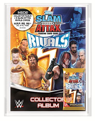 Buy Topps Slam Attax Wwe Rivals Collector Pack Multi Color Online At Low Prices In India