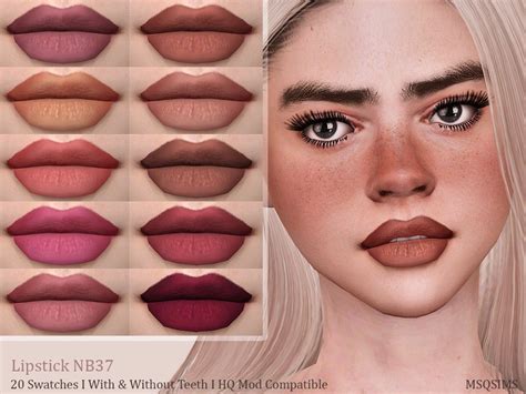 The Sims Resource Lipstick Nb37