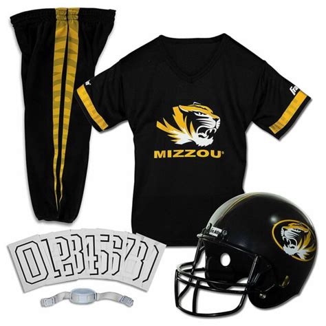 Franklin Sports Ncaa Missouri Tigers Youth Team Deluxe Uniform Set Medium Ebay
