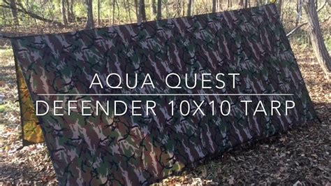 Aqua Quest Defender 10x10 Tarp Kit Impressions Overview And Set Up