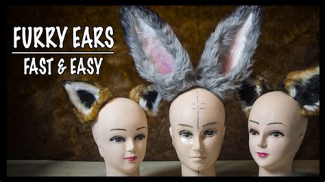 Build Your Own Fawn Ears Cosplay Ears Faux Fur Ears Ren Faire